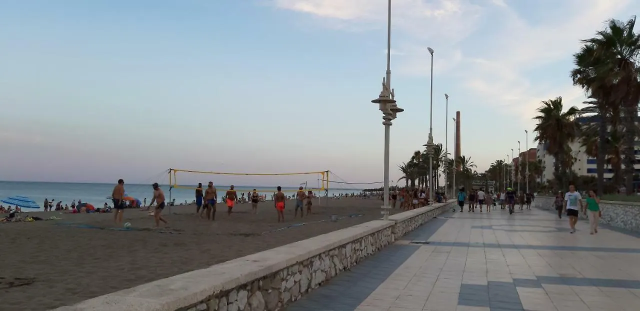 ホテルMalaga Huelin- Piso Con Terraza 3ª Linea De Playa スペイン